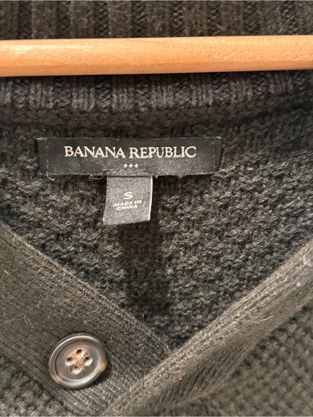 Banana Republic Men’s Turtleneck Button Pullover - Olive Green
